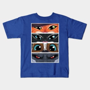 Puss In Boots Eyes Kids T-Shirt